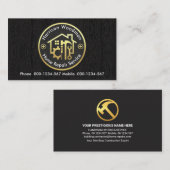 黒木製手利具丸盤 名刺 (正面/裏面)