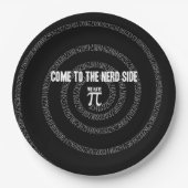 黒来でPiのおたく側へ ペーパープレート (正面)