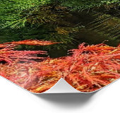 黒松と赤楓日本のの木 ポスター (コーナー)