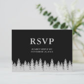 黒松と銀松の冬季結婚式 出欠カード (スタンド正面)