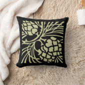 黒松の実 クッション (ブランケット)