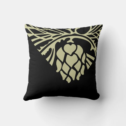 黒松の実 クッション (裏面)