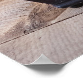 黒松日本の盆栽の写真 ポスター (角)