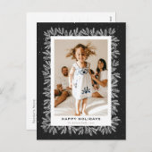 黒松素朴雪フォトハッピー シーズンポストカード (正面/裏面)