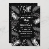 黒松離れの木のパーティー 招待状 (正面/裏面)