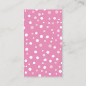 黒板おむつラッフルベビー外は冷たい エンクロージャーカード (裏面)