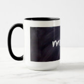 黒板およびチョークのボスのコーヒー・マグ マグカップ (左)