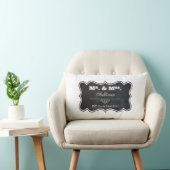 黒板および華美なフレーム ランバークッション (椅子)