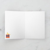 黒板お誕生日ケーキカード カード (内部)