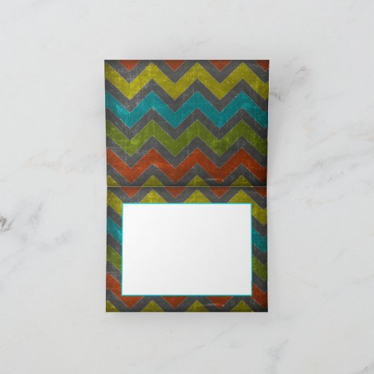 黒板かわいい小さなモンスターありがとう サンキューカード (内部)