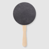 黒板かわいい洗濯物の赤ちゃんシャワー ハンドファン (裏面)