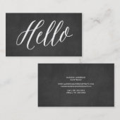 黒板こんにちは|の名刺 名刺 (正面/裏面)