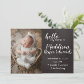 黒板での誕生日おめでとうの発表（写真付き） 招待状 (スタンド正面)