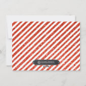 黒板とグリッタークリスマスフォトカード シーズンカード (裏面)