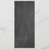 黒板とストリングライトの結婚バーメニュー メニュー (裏面)