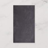 黒板に少しサーファーのベビーシャワー エンクロージャーカード (裏面)