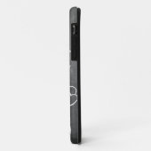 黒板に書かれたハッピーバレンタインデー Case-Mate iPhoneケース (裏面/左)