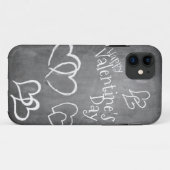 黒板に書かれたハッピーバレンタインデー Case-Mate iPhoneケース (裏面(横))