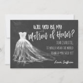 黒板に私の後見人になってくれますか 招待状 (正面)