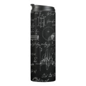 黒板に科学の公式が記され  タンブラー (回転右)