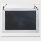 黒板に黒板をサイン ラッピングペーパー (フラット)