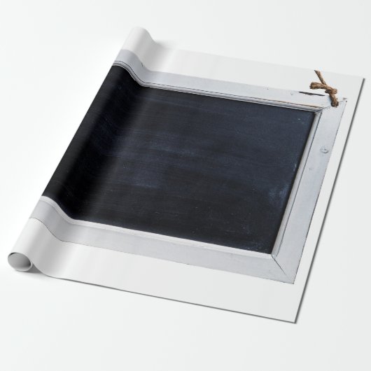 黒板に黒板をサイン ラッピングペーパー (アンロールド)