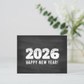 黒板に2026と書かれたポストカード。新しい年 シーズンポストカード (スタンド正面)