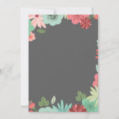 黒板のイースターブランチのEgghuntの招待状 招待状 (裏面)