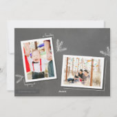 黒板のキリスト教の休日の写真カード2016年 シーズンカード (裏面)