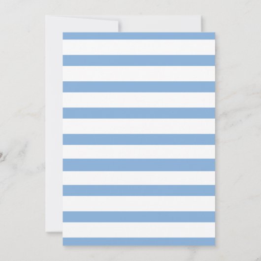 黒板のクジラのいかりの第1誕生日の招待状 招待状 (裏面)