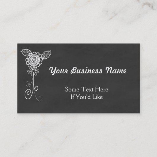 黒板のスタイルの万能名刺 名刺 (正面)