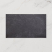 黒板のスタイルの"お金"カードもうけて下さい 名刺 (裏面)