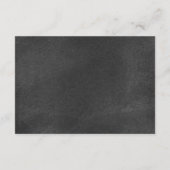 黒板のスポーツのサッカーは本のベビーシャワーを持って来ます エンクロージャーカード (裏面)