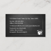 黒板のドラム 名刺 (裏面)