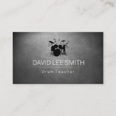 黒板のドラム 名刺 (正面)