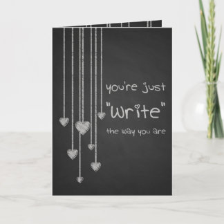 黒板のハートのバレンタインデー シーズンカード