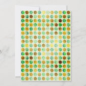 黒板のホリデーオーナメント交換パーティーの招待状 招待状 (裏面)