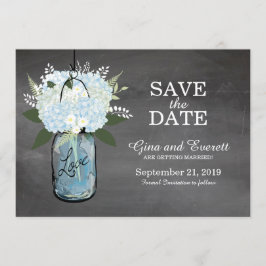 黒板のマスンジャー ハイドランジア | SAVE THE DATE セーブザデート
