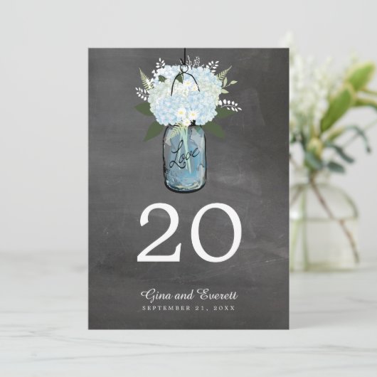 黒板のマスンジャー ハイドレンジア | テーブルナンバー (スタンド正面)