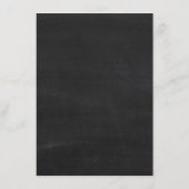 黒板のメニューにタンデム結婚自転車 メニュー (裏面)