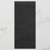 黒板のメニューにタンデム結婚自転車 メニュー (裏面)