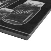 黒板のメーソンジャーの台所まな板 カッティングボード (角)