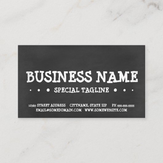 黒板のロイヤリティ3dots ロイヤリティカード (正面)