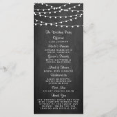 黒板の上に糸が結婚灯る プログラム (裏面)