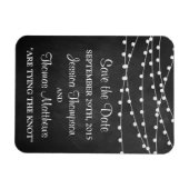 黒板の上に糸が結婚灯る マグネット (横)