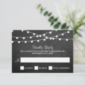 黒板の上に糸が結婚灯る 出欠カード (スタンド正面)