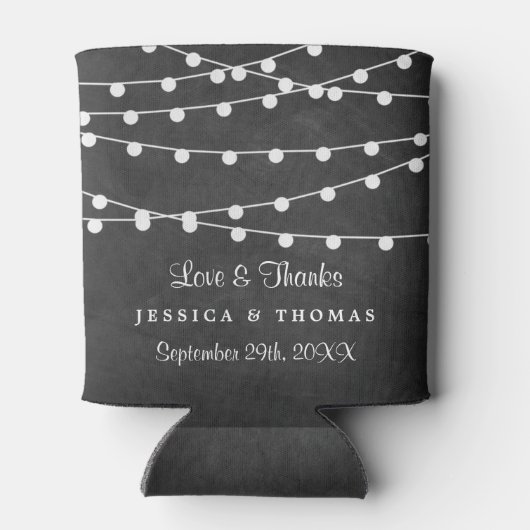 黒板の上に糸が結婚灯る 缶クーラー (裏面)