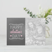 黒板の刺激を受けたな写真のバレンタインのカード シーズンカード (スタンド正面)