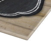 黒板の十字のキリスト教の木の塀板 カッティングボード (角)