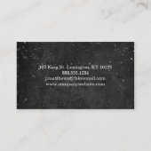 黒板の名刺-個人化して下さい 名刺 (裏面)